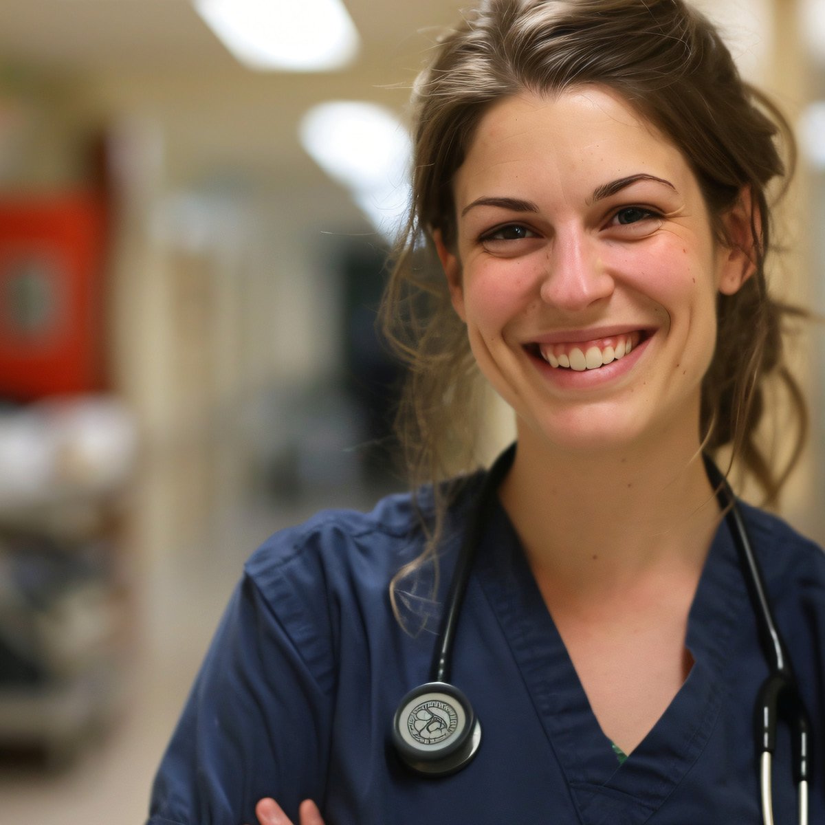 medical professional working